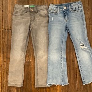 2 Pairs of Girls Jeans